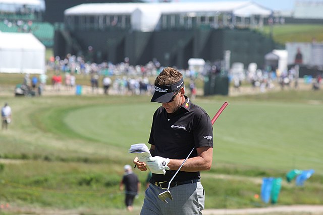 Poulter at the 2018 U.S. Open