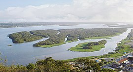 Mar Pequeno visto do Morro do Espia