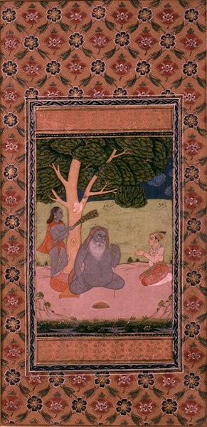 File:Indian - Single Leaf of Shah Sarmad and Prince Dara Shikoh - Walters W912.jpg