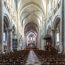Nave of Sens Cathedral (1140–1164)