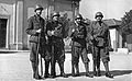 Giorgio Monteforti (1915-1967) from Treggiaia, a village in Pontedera (Pisa) surroundings, and his fellow-soldier friends in Rome, during WWII, on 1941