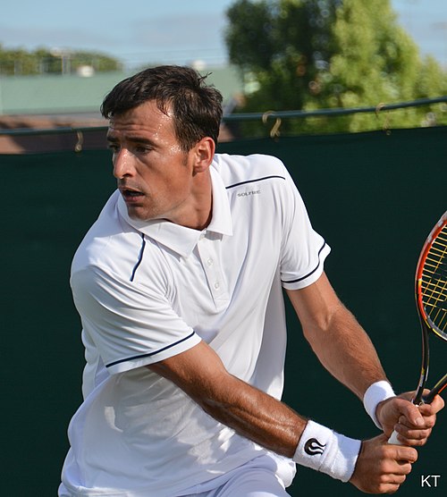 Dodig at the 2015 Wimbledon Championships