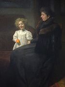 Portrait de Mme Orderfeld avec sa fille, 1897