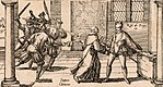 Jacques Clément mördar Henrik III.