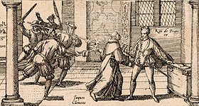 Jacques Clement zabije Jindřicha III.