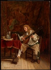 The Musician, 1859. Clark Art Institute.