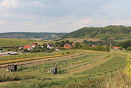 View of Jenalöbnitz, Germany in August 2013.