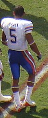 Haden with the Florida Gators in 2008 Joe Haden (October 4, 2008).jpg