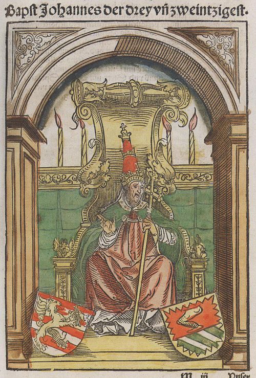 Miniature from the Chronicle of the Council of Constance by Ulrich of Richenthal