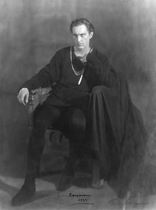 John Barrymore as Hamlet in 1922