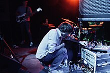 John Maus performing with his brother Joe (left) in Colorado, January 2018 John Maus --- Marquis Theater --- 01.19.18 (39115179214).jpg
