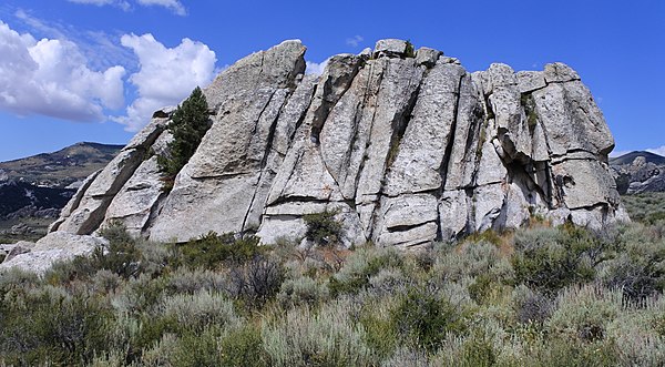 Joints in the Almo Pluton, City of Rocks National Reserve, Idaho.