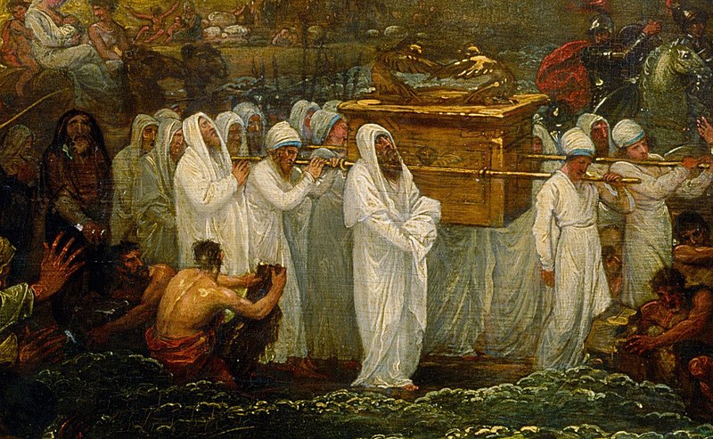 File:Joshua passing the River Jordan with the Ark of the Covenant (cropped).jpg