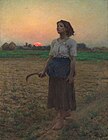 Jules Breton, Pieśń skowronka (1884)