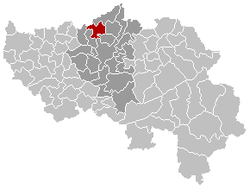 Položaj grada Juprelle unutar pokrajine Liège