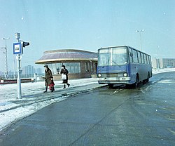 125-ös jelzésű Ikarus 260-as busz Káposztásmegyeren