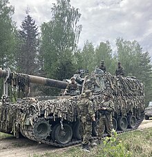 Estonian Army K9 Kou during military exercise K9 Kou Kevadtormil (cropped).jpg