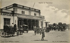 Bangunan kedua Stasiun Surabaya Kota