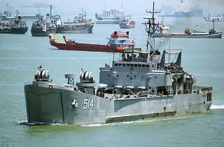 KRI <i>Teluk Mandar</i> (514) Teluk Semangka-class landing ship tank