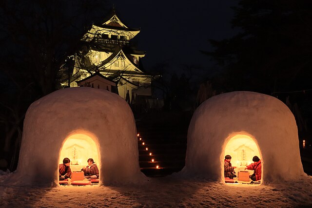 Kamakura Snow Stature in Yokote