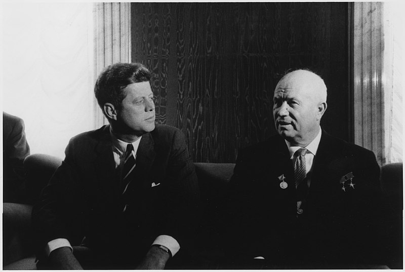 File:Kennedy and Khrushchev at Vienna Meeting - NARA - 193203.jpg