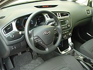 Pre-facelift interior