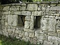 Kirchhofmauer mit Schießscharten in Milda