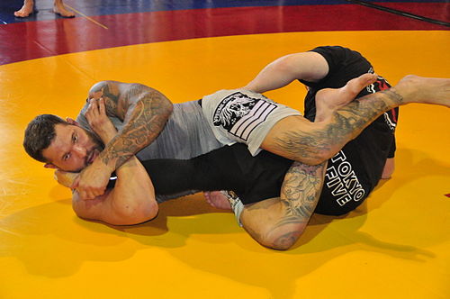 A kneebar is performed on the leg similarly to how the armbar is performed on the arm.