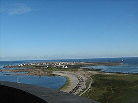 L'île de Sein vue du phare.