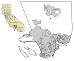 LA County Incorporated Areas Acton highlighted.svg