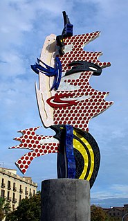 <i>El Cap de Barcelona</i> sculpture by Roy Lichtenstein