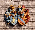 * Nomination Wedding coat of arms of Adolf Böcking and Ernestine Scheibler on the gable of the Rotes Haus, Monschau, Germany --Llez 05:40, 27 May 2022 (UTC) * Promotion  Support Good quality. --George Chernilevsky 06:17, 27 May 2022 (UTC)