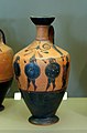 Bir vazo üzerinde betimlenen hoplitler (MÖ 510-500)