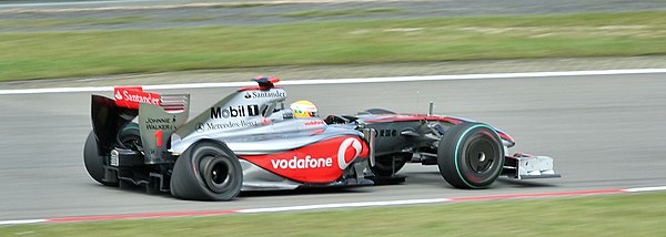 Lewis Hamilton qualified and started strongly, but suffered a puncture on the opening lap as a result of contact with Webber.