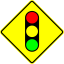 Liberian Road Signs - Warning Sign - Traffic signals ahead.svg