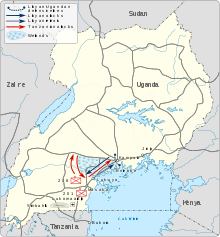 Libyan troop movements in Uganda, 1979.svg