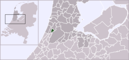 Lokatie van de gemeante Heemstede