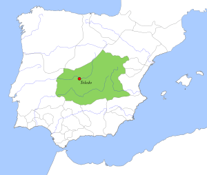 Location map Taifa of Toledo.svg