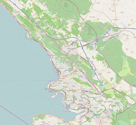 Location map Trieste