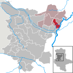 Läget för kommunen Loitsche-Heinrichsberg i Landkreis Börde