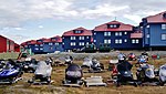 Hyreshusen "Blåmyra" i Longyearbyen
