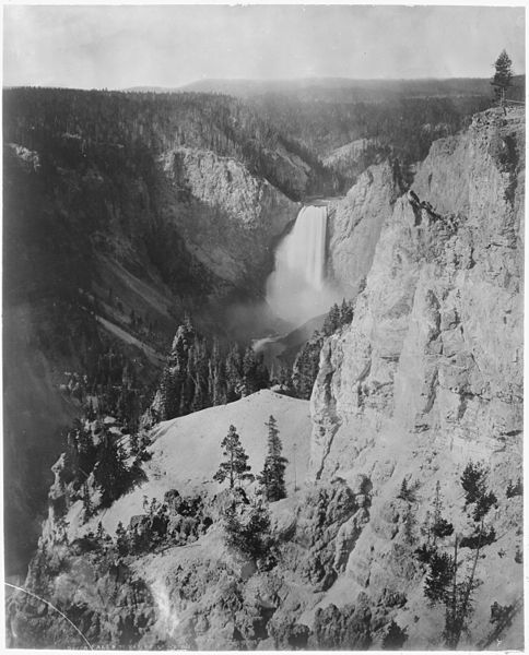 File:Lower Falls of the Yellowstone - NARA - 517649.jpg