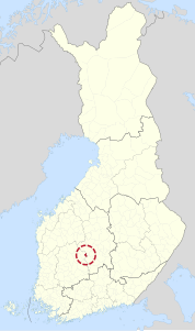 Mänttä – Localizzazione