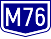 M76 (Hu) Otszogletu kek tabla.svg