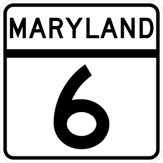 <span class="mw-page-title-main">Maryland Route 6</span> State highway in Maryland, US