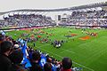 Spiel des Montpellier Hérault Rugby gegen USA Perpignan am 4. Mai 2013