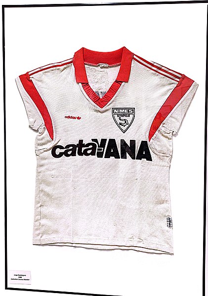 File:Maillot de Jorge Dominguez (Nîmes Olympique) de la saison 1988-1989.jpg