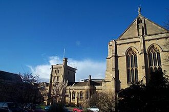 Mansfield College on Mansfield Road. Mansfield College Oxford 20040124.jpg