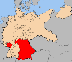 Mapa Bawarskiej Republiki Rad