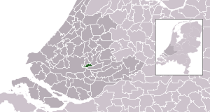 Carte de localisation de Krimpen aan den IJssel